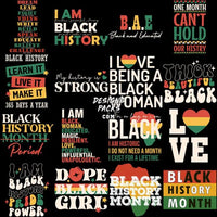 Load image into Gallery viewer, 36 Black History Month Designs Bundle Png
