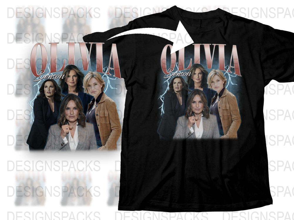 Olivia Benson Fan T-Shirt, Law Order SVU Inspired Graphic Tee, Women's TV Show Shirt, Gift for Series Fans