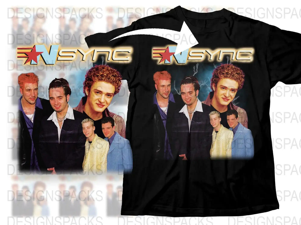 Vintage *NSYNC Band T-Shirt, 90s Pop Music Tee, Collectible Boy Band Merchandise, Retro Concert Shirt
