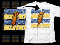 Load image into Gallery viewer, Golden State Bold Design Sports Themed T-shirt

