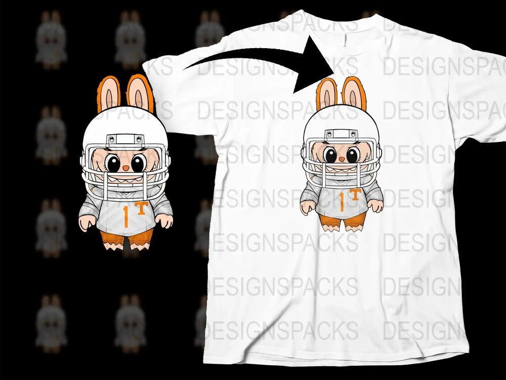 Cute Cartoon Astronaut Rabbit T-Shirt, Kids Space Themed Graphic Tee, Unisex Children's Apparel