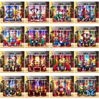 Load image into Gallery viewer, 37 Christmas Cartoon Duo Mix Tumbler Wrap Bundle Jpg
