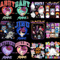 Load image into Gallery viewer, 37 Huntrix Horror Demon Hunters Halloween Designs Bundle PNG
