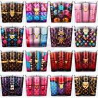 Load image into Gallery viewer, 37 Luxury Brand Tumbler Wrap Bundle Jpg

