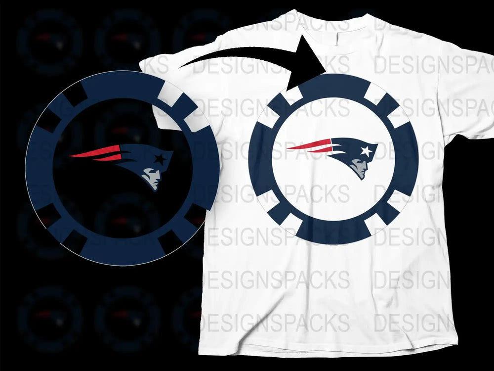 New England Patriots Inspired T-Shirt, Sports Logo, Casual Patriotic Tee, Men's Fashion, Football Fan Apparel, Unique Design Gift