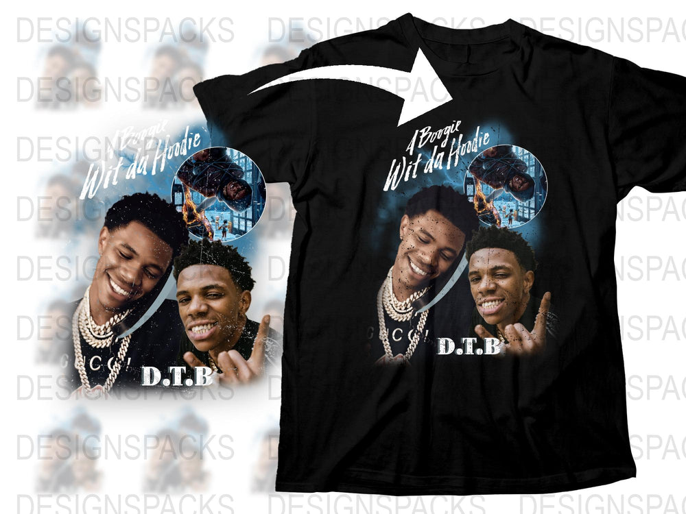 Hip Hop Graphic Tee, Urban Style Black T-Shirt, Cool Music Fan Apparel, Trendy Men's Streetwear Shirt, Unique Gift Idea