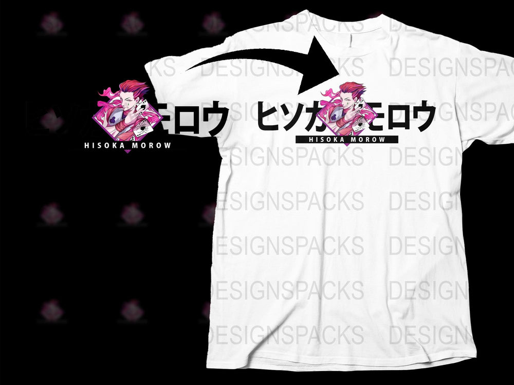Hisoka Morow Hunter x Hunter Anime T-Shirt, Unisex Graphic Tee, Japanese Manga Inspired Shirt for Fans