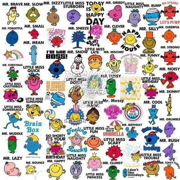 379 Cartoon Designs Bundle PNG