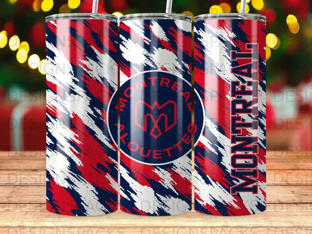 Montreal Alouettes Red White Blue Pattern product type