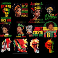 Load image into Gallery viewer, 38 Juneteenth Black History Designs Bundle Png
