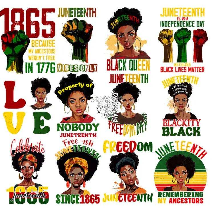 38 Juneteenth Black History Designs Bundle Png