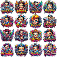 Load image into Gallery viewer, 39 Cartoon BETTY Boop Graffiti Designs Bundle PNG
