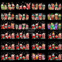 Load image into Gallery viewer, 39 Christmas Pop Culture Drinks Designs Bundle PNG
