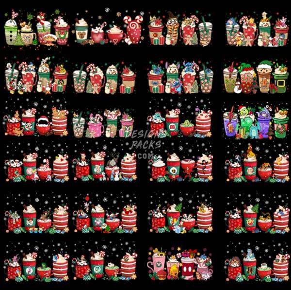 39 Christmas Pop Culture Drinks Designs Bundle Png