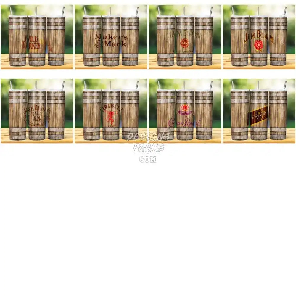39 Drinks Barrel Tumbler Wrap Bundle Jpg