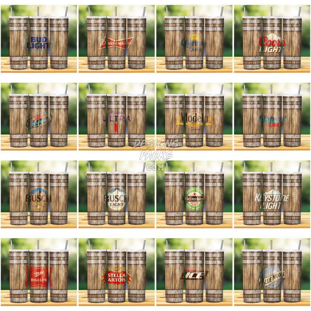 39 Drinks Barrel Tumbler Wrap Bundle Jpg