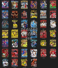 Load image into Gallery viewer, 39 Football Soccer Players Bootleg Designs Bundle PNG
