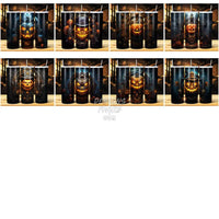 Load image into Gallery viewer, 39 Jack O Lantern Metallic Tumbler Wrap Bundle Jpg
