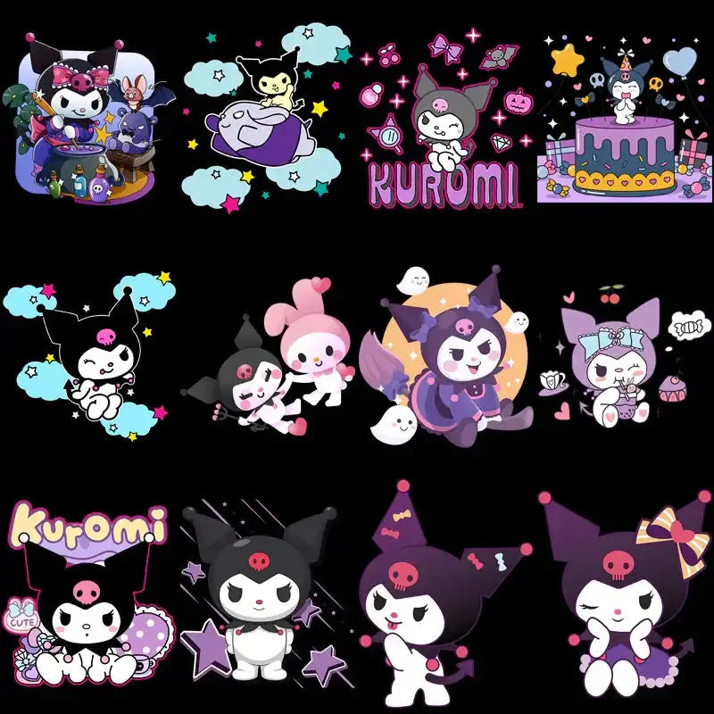 39 Kuromi Cartoon Designs Bundle PNG