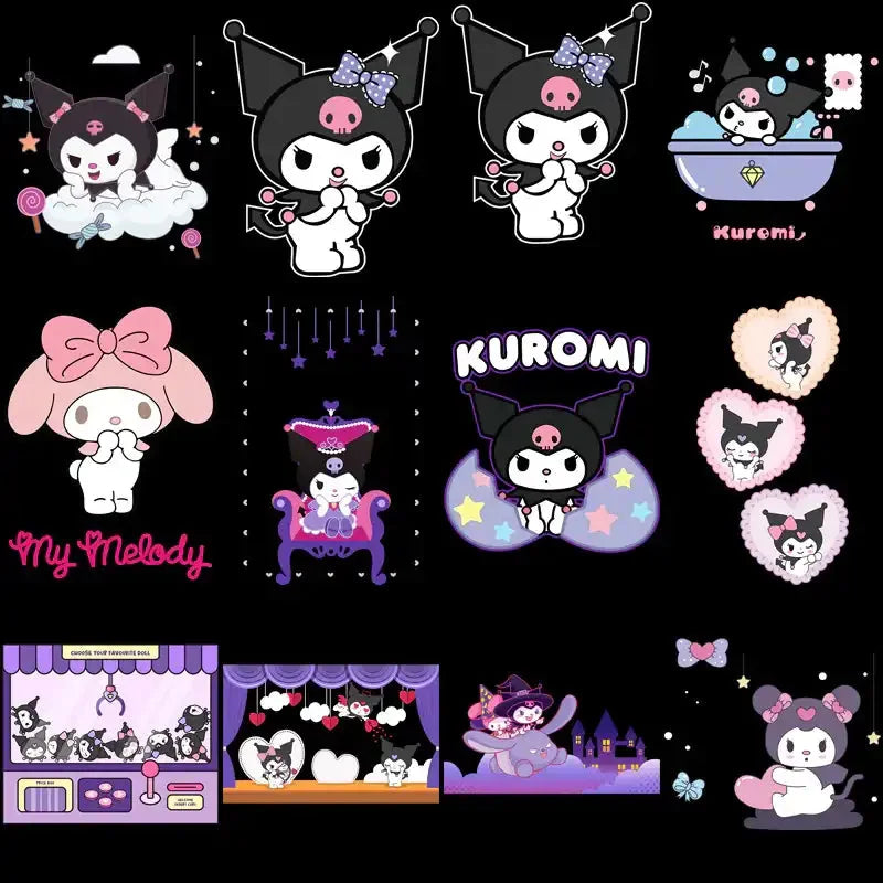 39 Kuromi Cartoon Designs Bundle PNG
