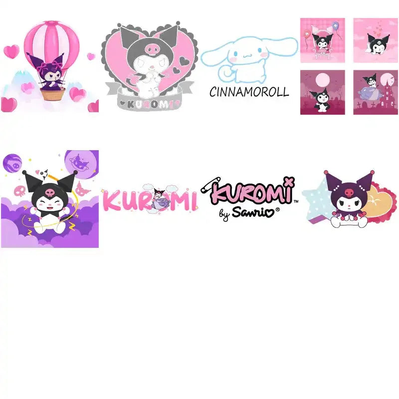 39 Kuromi Cartoon Designs Bundle PNG
