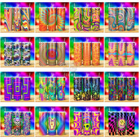 Load image into Gallery viewer, 39 Psychedelic Trippy Tumbler Wrap Bundle Jpg
