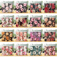 Load image into Gallery viewer, 39 Quilted Luxury Floral Tumbler Wrap Bundle Jpg

