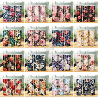 Load image into Gallery viewer, 39 Quilted Luxury Floral Tumbler Wrap Bundle Jpg
