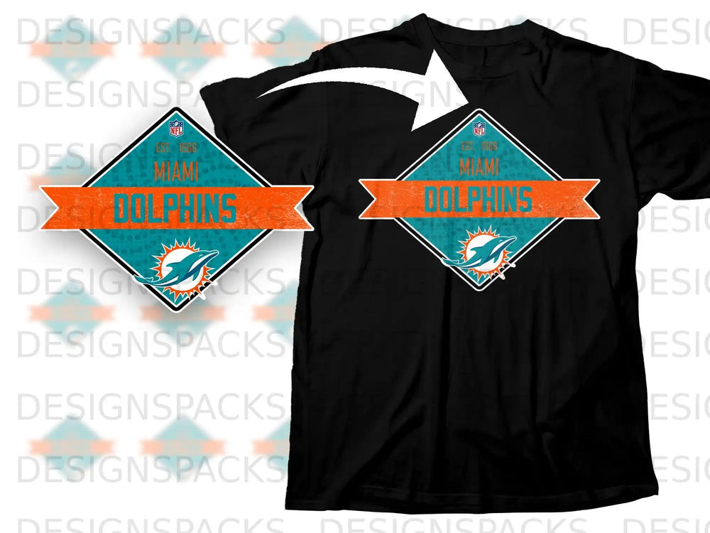 Miami Dolphins NFL Fan Graphic Tee