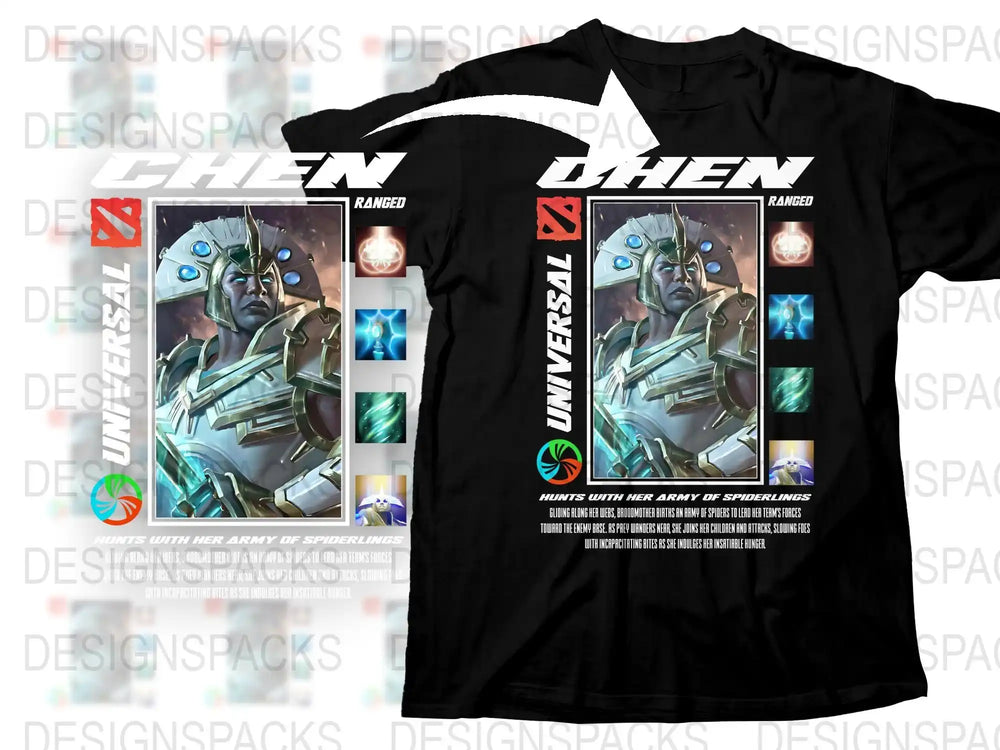Graphic Novel Style T-Shirt, Superhero Comic Book Design, Men's Black Tee with Character Artwork