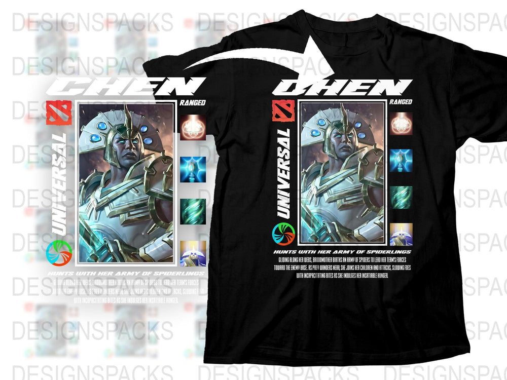 Graphic Novel Style T-Shirt, Superhero Comic Book Design, Men's Black Tee with Character Artwork