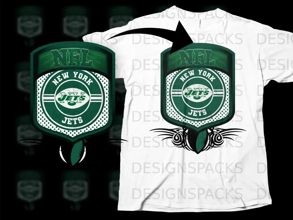 New York Jets NFL Designpacks Graphic T-Shirt