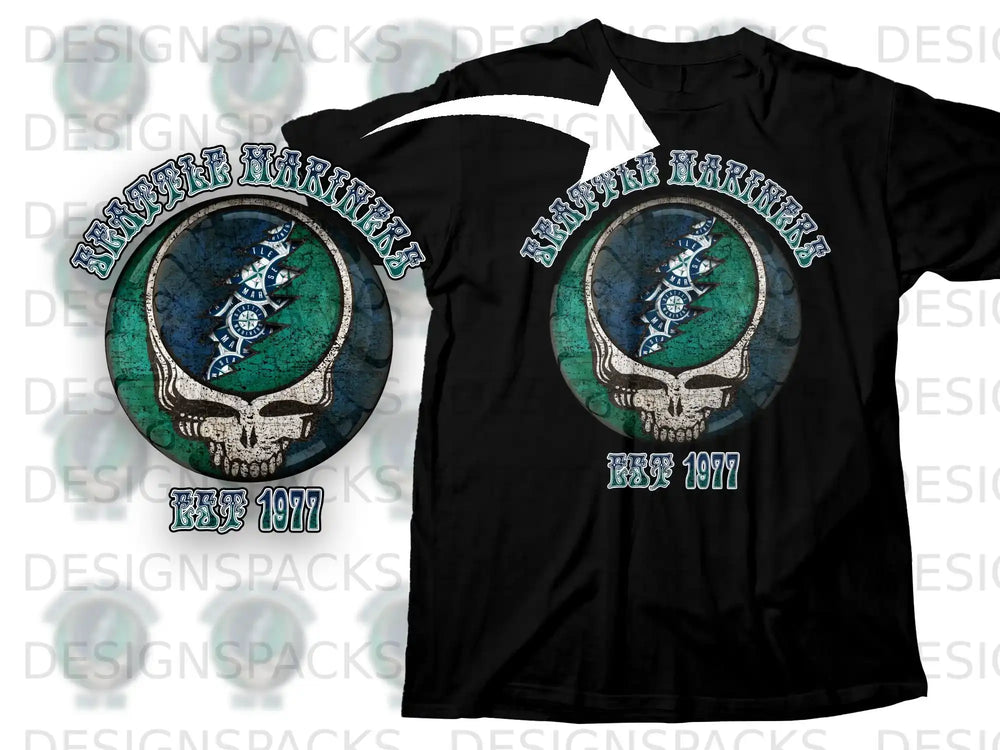 Seattle Mariners EST 1977 Tee Shirt for Fans