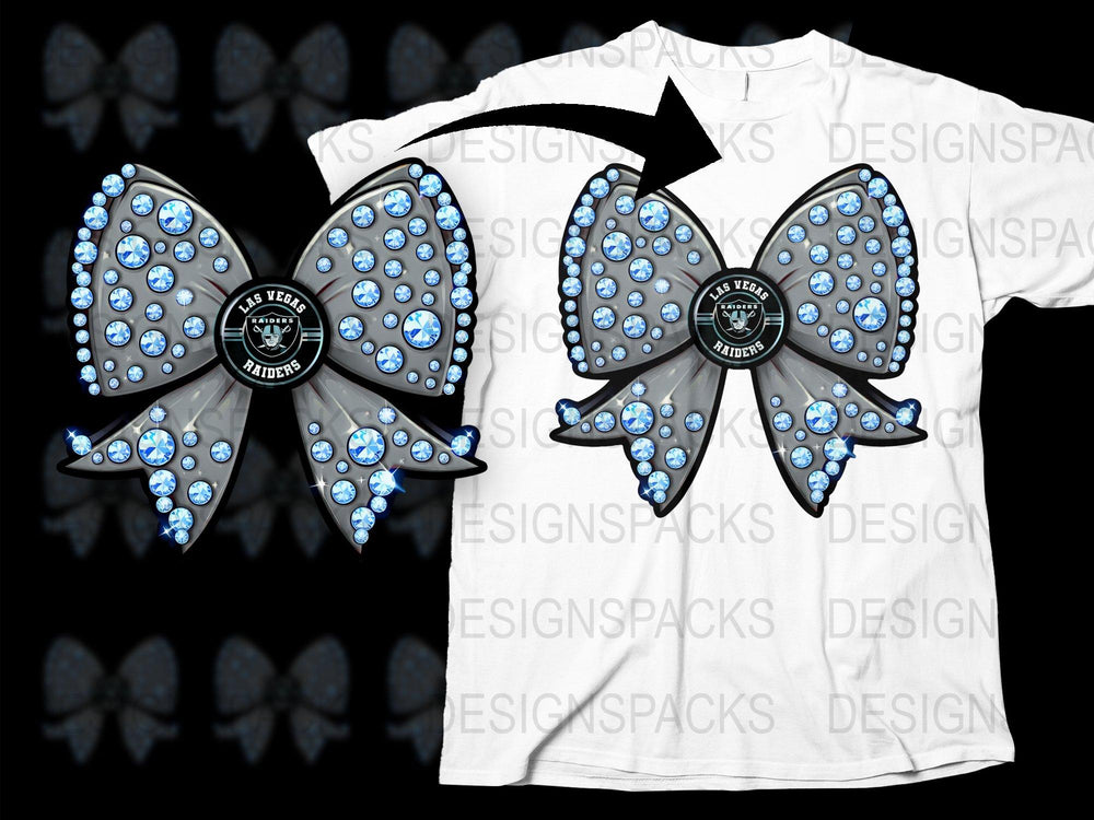 Las Vegas Rhinestone Bow Tie T-Shirt, Black and White Graphic Tee, Party Casual Wear