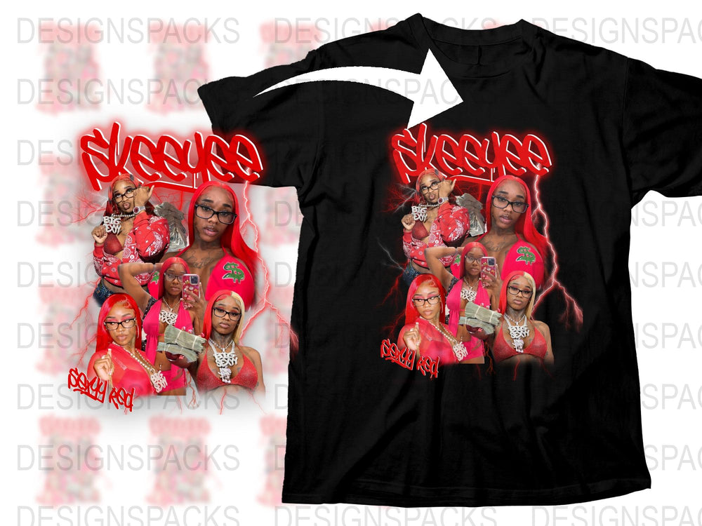 Trendy Graphic Tee with Bold Red Custom Print, Stylish Streetwear Shirt, Unique Urban Fashion Top
