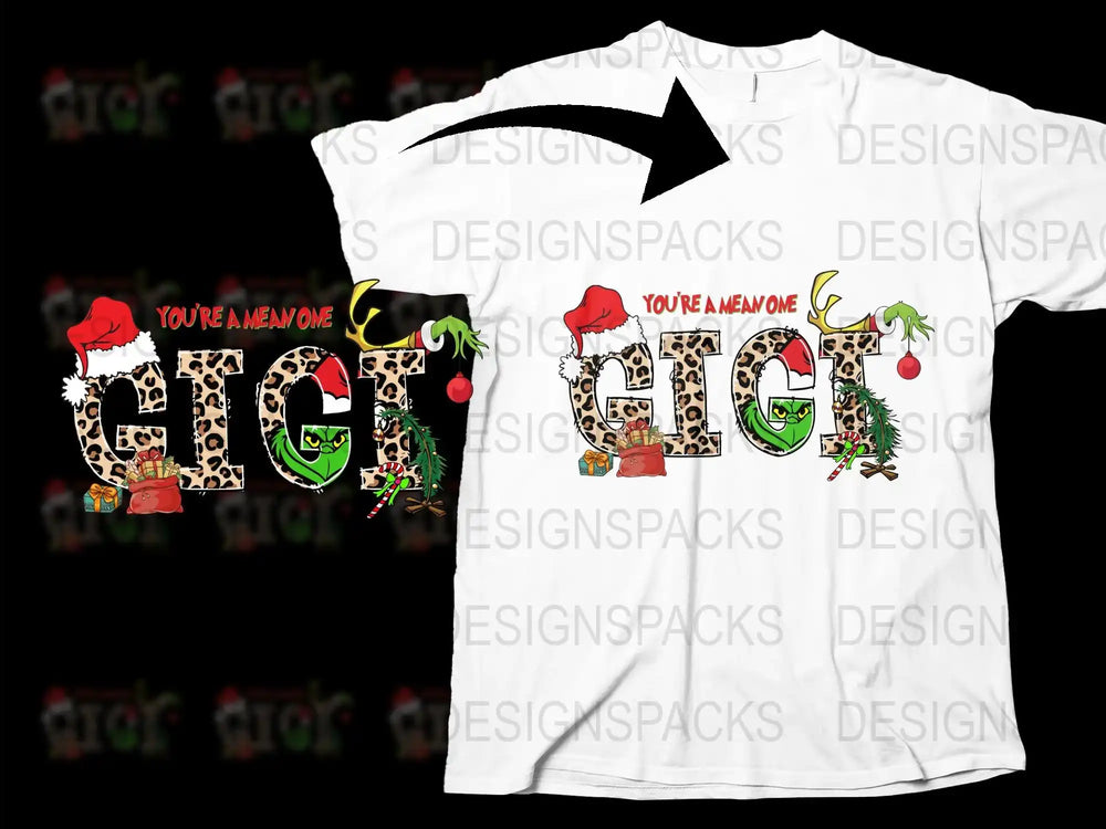 Grinch Themed Christmas T-Shirt, Funny Holiday Tee, Xmas Party Outfit, Unisex Adult White Shirt