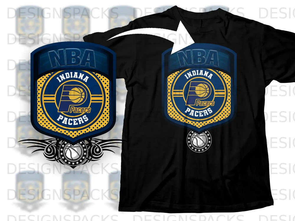 NBA Indiana Pacers Logo Graphic T-Shirt
