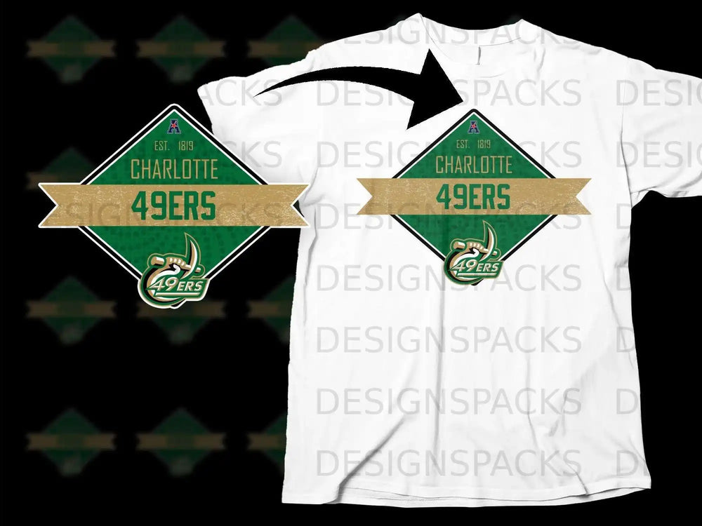 Charlotte 49ers Est. 1949 Graphic T-Shirt