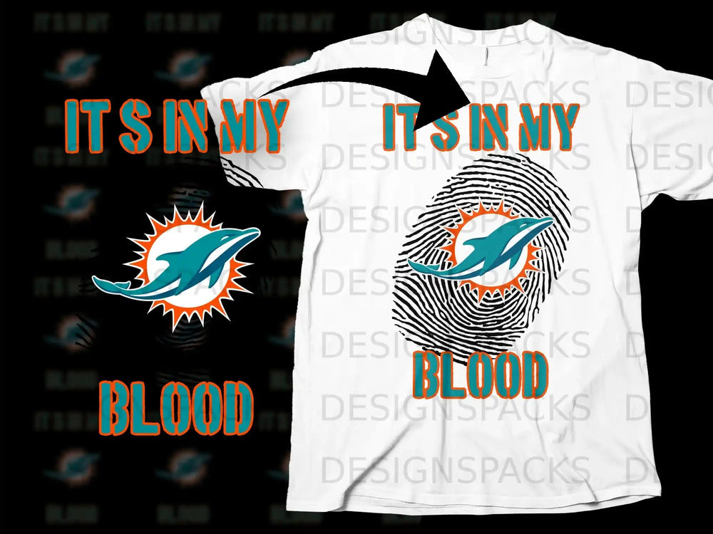 Its In My Blood Unique Fan T-shirt Design Apparel