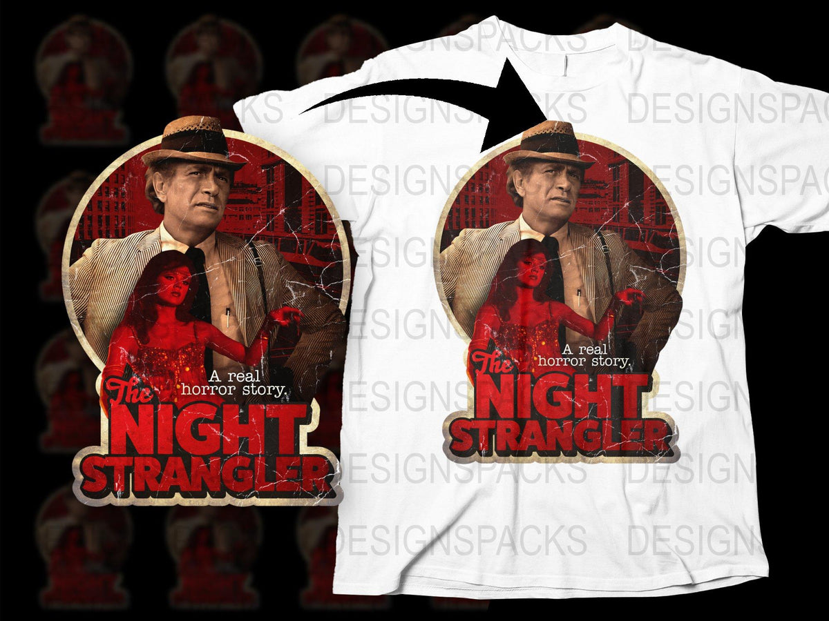 The Night Strangler Horror Movie T-Shirt, Vintage Film Graphic Tee, Retro Style Shirt, Unique Gift for Movie Lovers