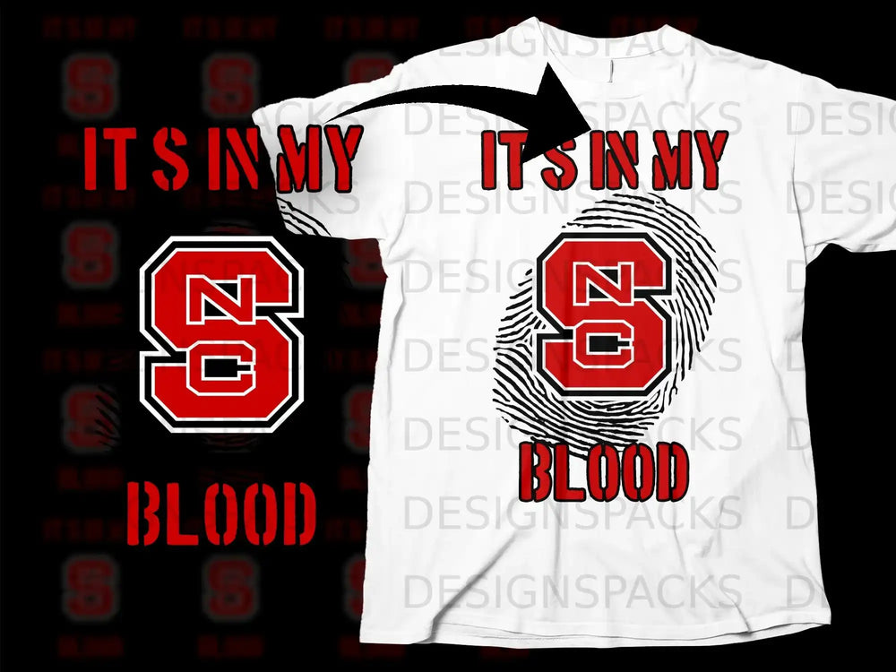 It's in My Blood S Logo Graphic T-Shirt