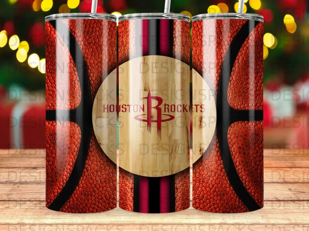 Basketball Textured Houston Rockets Logo Tumbler product type
