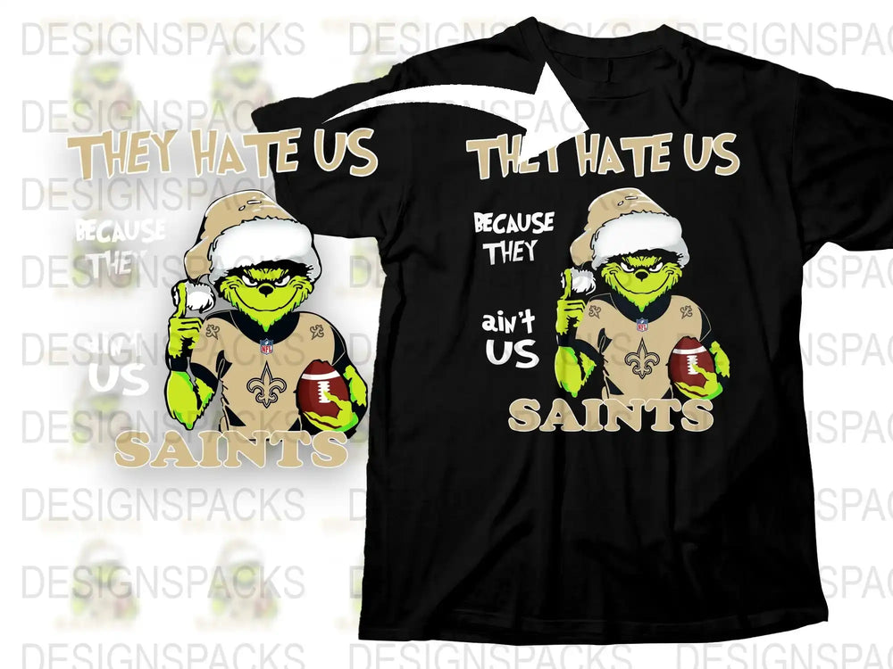 Trendy Football Fan T-Shirt, Cool Cartoon Saint, Sports Humor Tee, Gift for Sports Fans