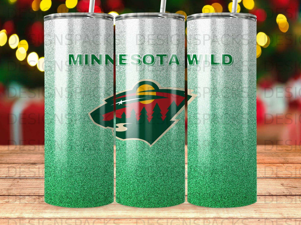 MINNESOTA WILD Green Glitter Sparkle Tumbler product type