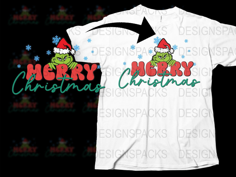 Merry Christmas T-Shirt, Santa Hat Frog, Festive Holiday Graphic Tee, Unisex Xmas Apparel