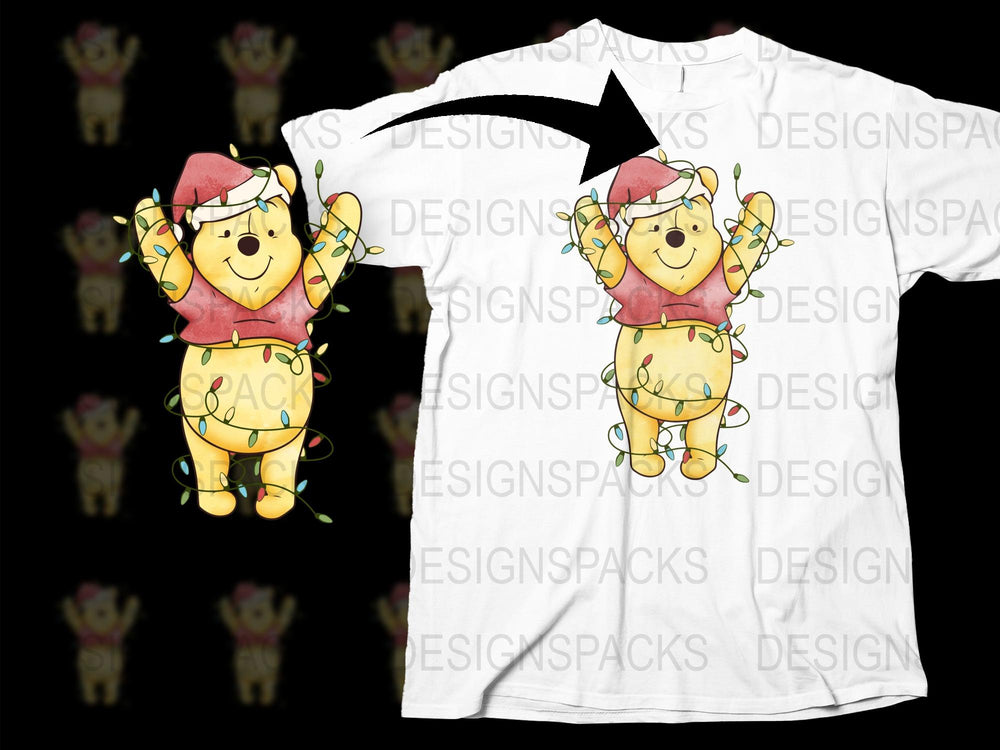 Cute Cartoon Animal T-Shirt, Adorable Bear Graphic Tee, Unisex Kids' Fashion, Casual Wear