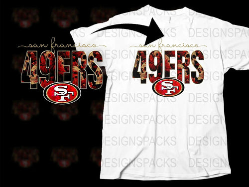 San Francisco 49ers T-Shirt, Vintage Logo Design, Black and White Graphic Tee, Sports Fan Gift