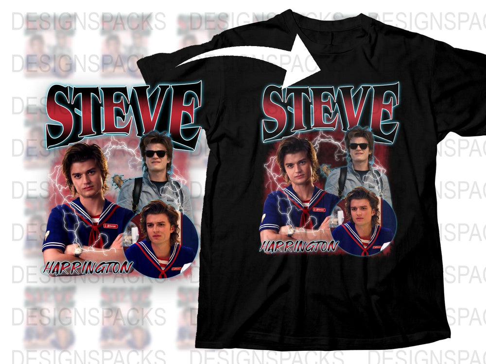 Vintage Steve Harrington T-Shirt, Stranger Things Inspired Retro Graphic Tee, 80s Style Fan Merchandise, Unisex Clothing