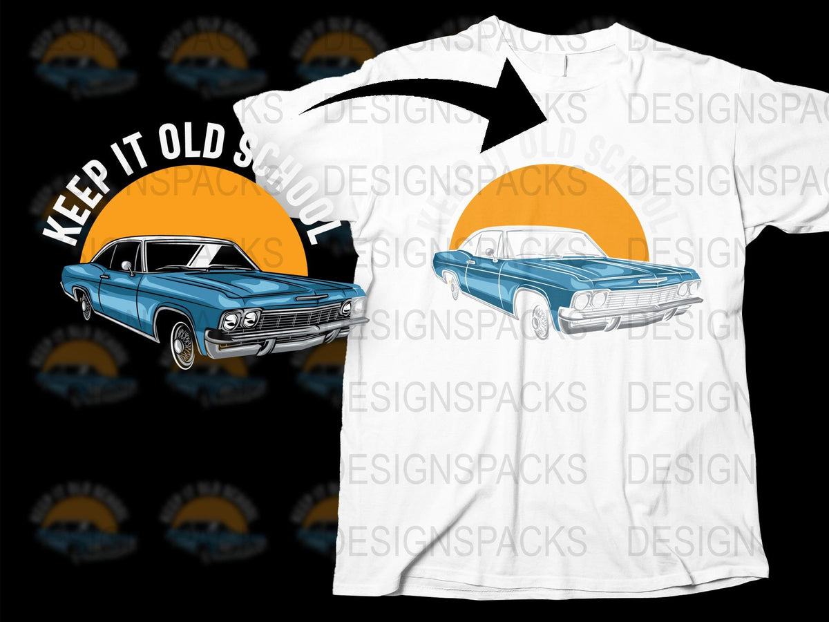 Vintage Car T-Shirt, Classic Auto Tee, Old School Graphic, Retro Car Lover Gift, Unique Automotive Apparel