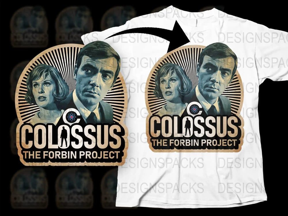 Vintage Colossus The Forbin Project T-Shirt, Retro Sci-Fi Movie Tee, Classic Film Graphic Shirt, Gift for Movie Buffs